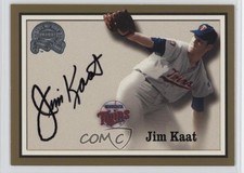 2000 Fleer Greats of the Game Jim Kaat Auto HOF 11b4