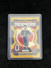 Daichi Kamada 2026 Panini Prizm World Cup Phenomenon /10 Gold Celestial Lattice