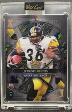 2024 Wild Card Jerome Bettis/Ben Roethlisberger 1 of 1 Steelers Pre-owned 2 Side