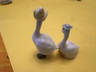 Hagen Renaker Goose with Hat - Yellow & Blue Set of 2 — photo 2