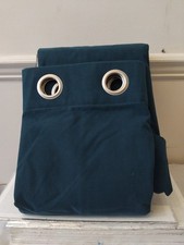 Single Panel Green Catherine Lansfield Wilson Blackout Thermal Eyelet Curtain