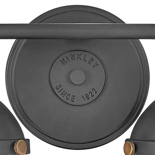 Hinkley Fletcher 8 3/4" High Black 2-Light Wall Sconce - Picture 4 of 7