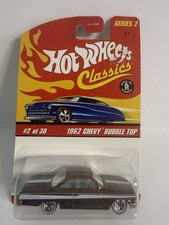 2005 Hot Wheels Classics Series 2 2/30 1962 CHEVY BUBBLE TOP Brown wWhiteWall5Sp
