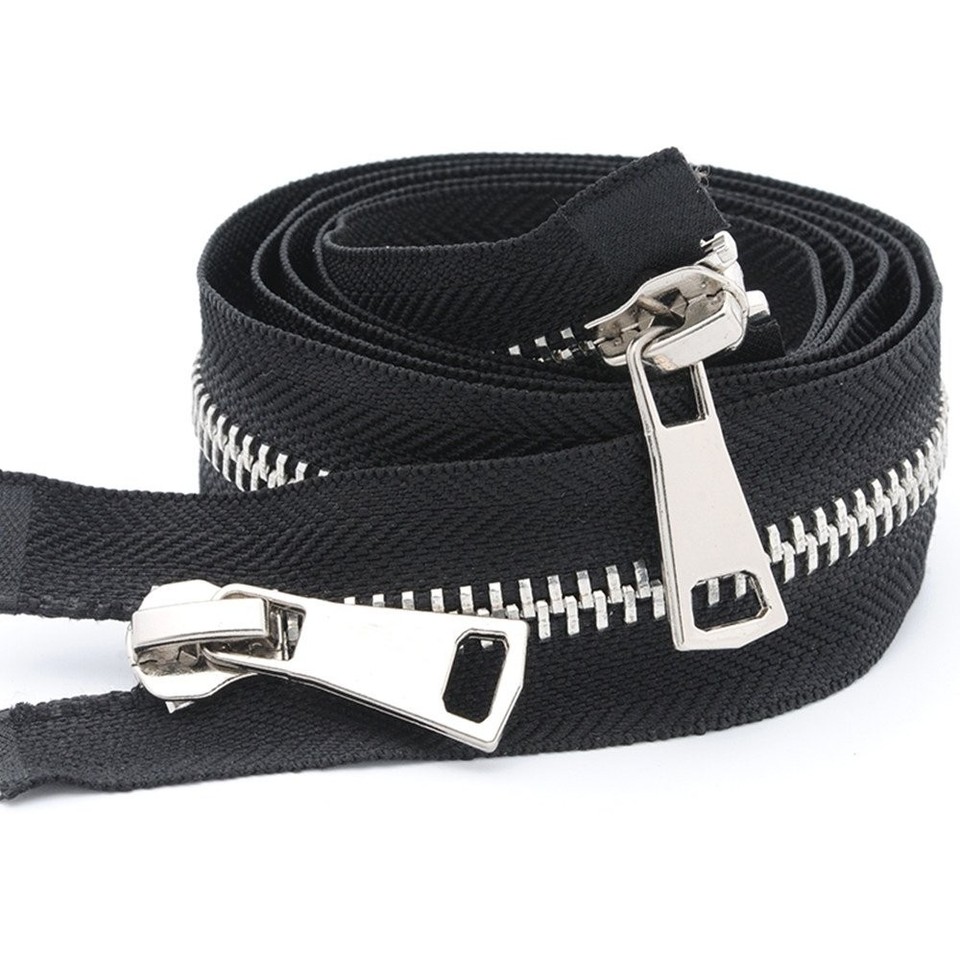 YaHoGa 2er Pack Trenn-Reißverschlüsse #5, 12,7 Cm, Beige - Für Jacken Und Mäntel