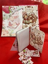 Strawberry Shortcake Stationery Bundle A5 Notepads & Mini Notebook Handmade
