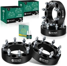 8x180mm Wheel Spacers 2 inch Fits Silverado 2 Inch(4PCS) Hub Bore--125mm