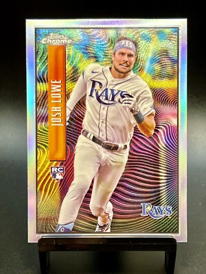2022 Topps Chrome Sonic Exposé Josh Lowe #EX-7 Expose Refractor Rookie RC Rays