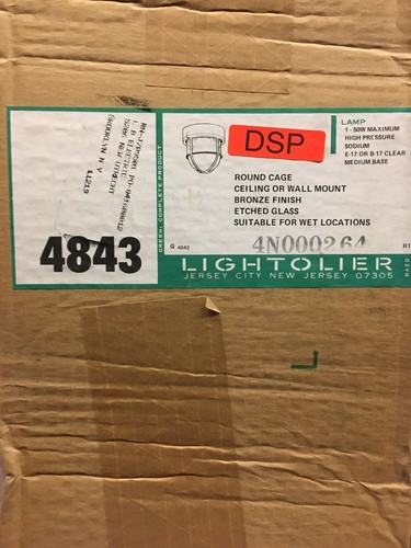 Lightolier 4843 50w High Pressure Sodium Fixture - Picture 2 of 2