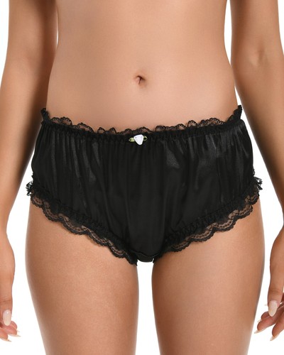Silky Satin Frilly Lace Sissy French Knickers Briefs Panties Sizes S-XXL - Picture 3 of 129