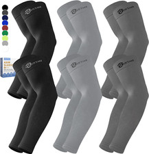 6 Pares De Mangas De Brazo Para Hombres Y Mujeres Proteccion Solar UV Brazos