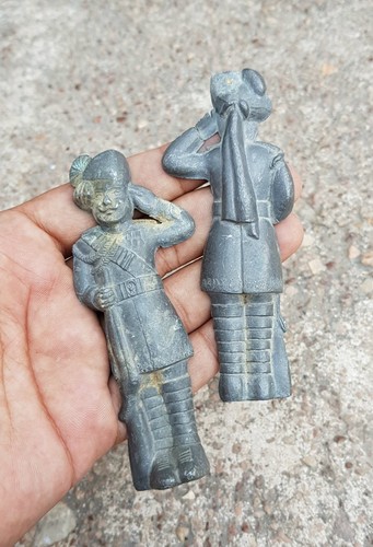 rare ancien jouet celluloïd culbuto poussah chinois fond bureau d'étude convert