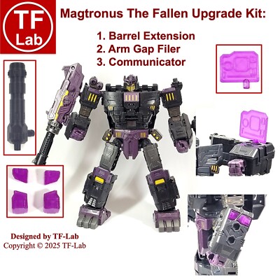 Gap Fillers + Communicator + Barrel Set Age of Primes Thirteen Megatronus Fallen