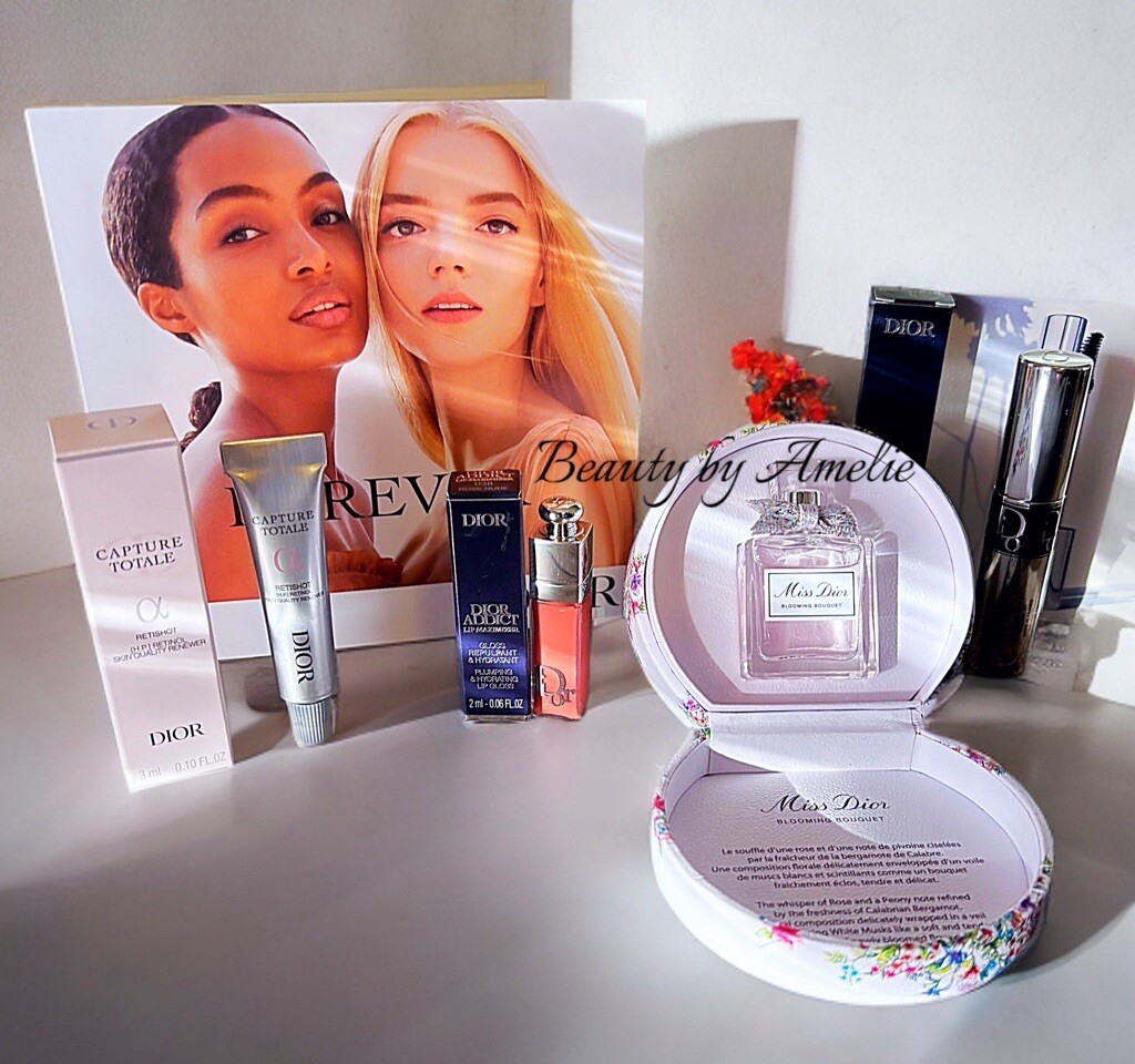 Dior Travel Beauty Gift Set with Lip Gloss & Mascara NEW