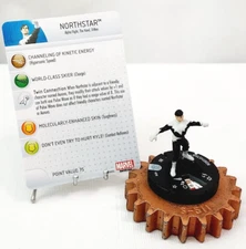 HEROCLIX Invincible Iron Man Set Common #013 Northstar w/Card