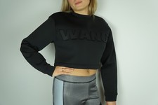 BNWT NEW H M ALEXANDER WANG JUMPER HOODED SWEATSHIRT SCUBA 100 AUTHENTC XS S M