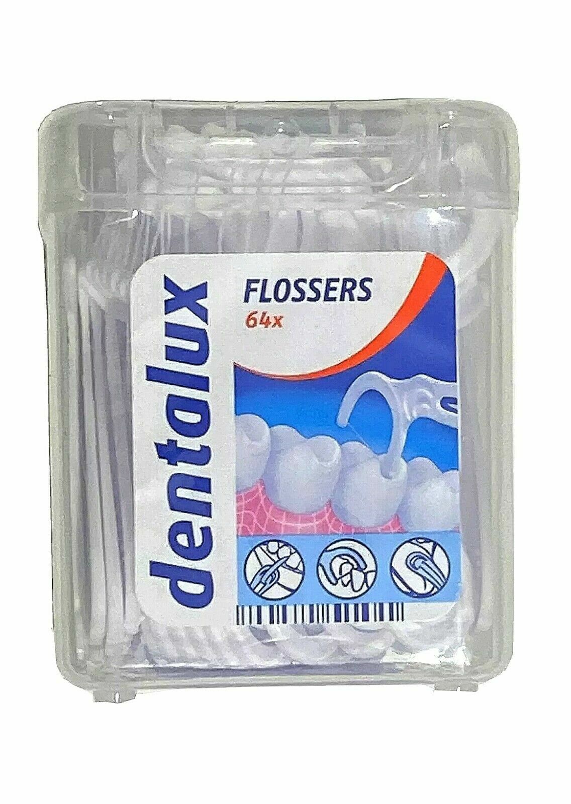 Dentalux Dental Floss Sticks 64 sticks 3 in 1 Dental Floss Sent from