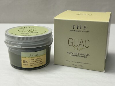 Farmhouse Fresh Guac Star Revitalizing Avocado Hydration Face Mask 4 oz (1185)