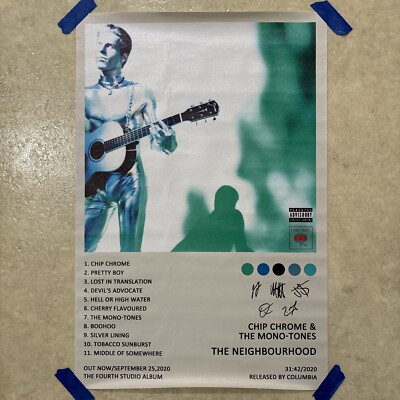 Chip Chrome & The Monotones   Music Poster   Wall Art Room Canvas Man Cave 16x24