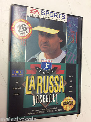 Tony La Russa Baseball Prices Sega Genesis | Compare Loose, CIB & New