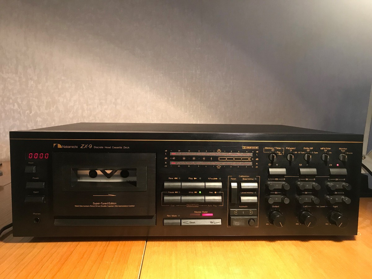 Nakamichi Zx-9 3 Head Audiophile Cassette Deck Serviced and in