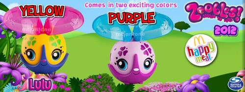 McDonald's 2011 o 2012 Zoobles Zooble Spinmaster Spring to Life TU ELECCIÓN Juguete - Imagen 35 de 45