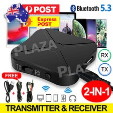 Wireless Bluetooth Audio Transmitter Car MP3 Adapter Receiver RCA AUX HIFI