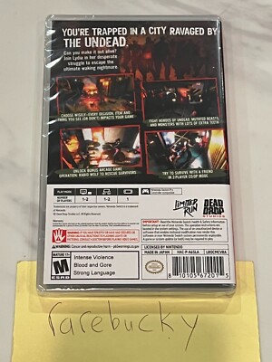 Outbreak: Contagious Memories Amazon Cover (Switch) NEW