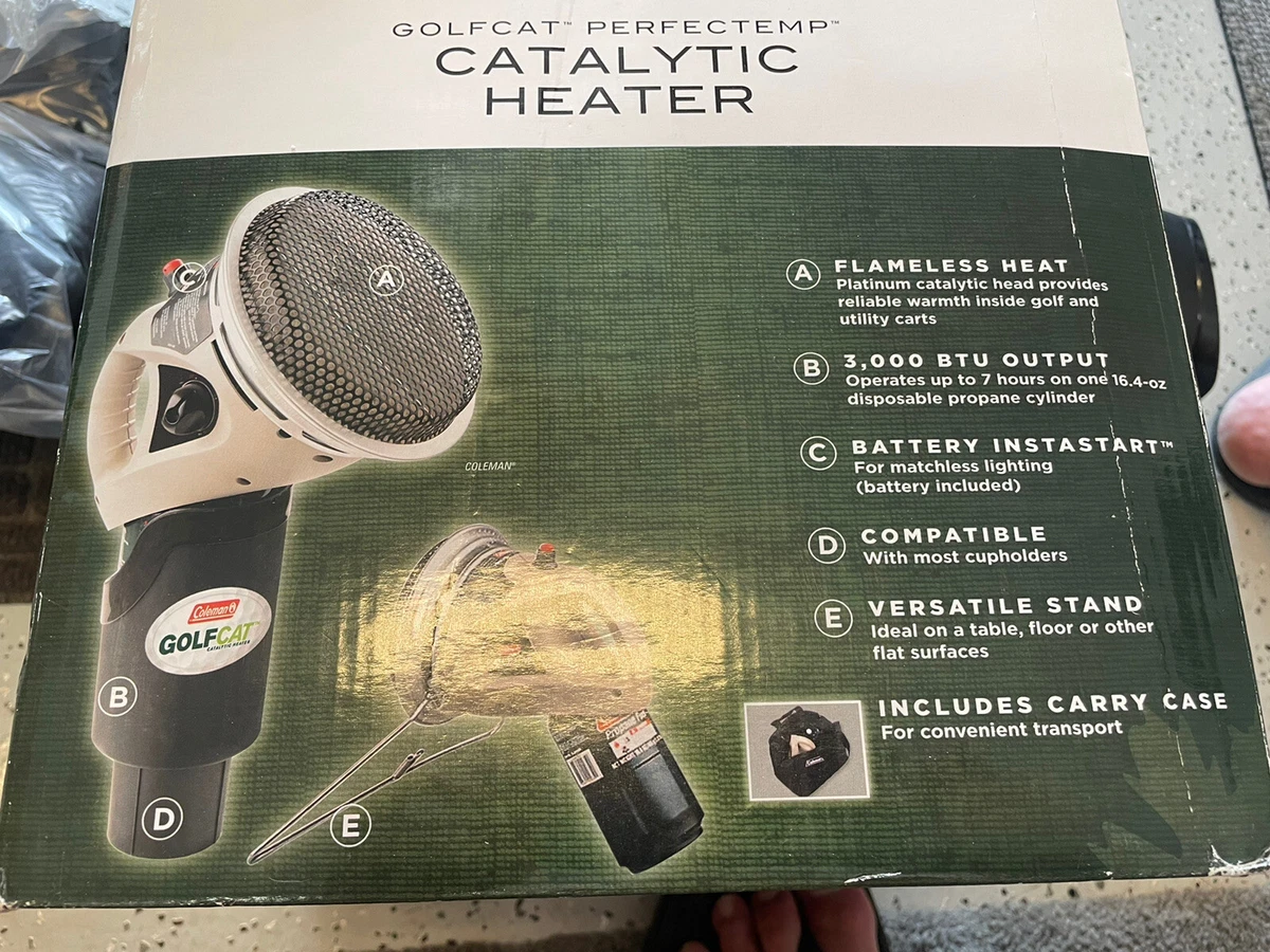 NEW Coleman Golfcat Perfectemp Propane Golf Cart Catalytic Heater Model  5036A 76501220605 | eBay