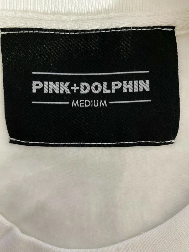 Sudadera Pullover Rosa Delfín Blanco Gráfico Talla M Foto 4 de 4