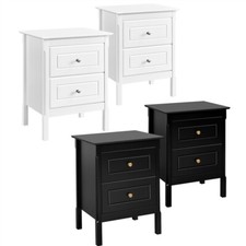 Set 2 Comodini Moderni Cassettiere Camera da Letto Tavolini Lato Divano Salotto