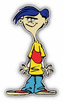 Ed, Edd n Eddy Rolf Cartoon Car Bumper Sticker Decal 5''x 3''