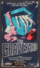 *LANA TURNER* The Graveyard aka Persecution (1974) British HORROR, VCL VHS RARE!