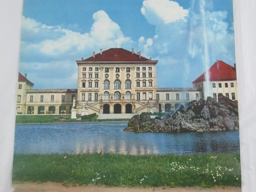 Vintage Original 1950's German Travel Poster Munich Nymphenburg Palace - Picture 3 of 7