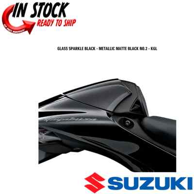 SUZUKI SEAT COWL FAIRING REAR BLACK  2022-2024 HAYABUSA  OEM NEW 45500-10800-KGL