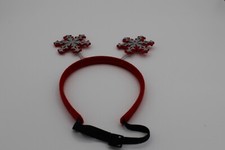 Christmas Headbands for Women Snowflake Hairband Holiday Party Xmas C1937