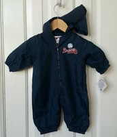 Atlanta Braves, Baby Gift, Jacket, Outfit, Windbreaker, Infant, 3/6, 6/9 Mo. Atlanta Braves, Baby Gift, Jacket, Outfit, Windbreaker, Infant, 3/6, 6/9 Mo.