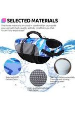 MAZORT Dog Life Jacket, Ripstop Dog Life Vest for Swimming & Boating, Camouflage