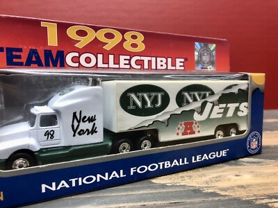New York Jets 1998 NFL Diecast Tractor Trailer Semi Truck NIB Team Collectibles