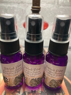 PATCHOULI PALMS  Trio of  1-oz spray  by Never Without It! Products/free ship