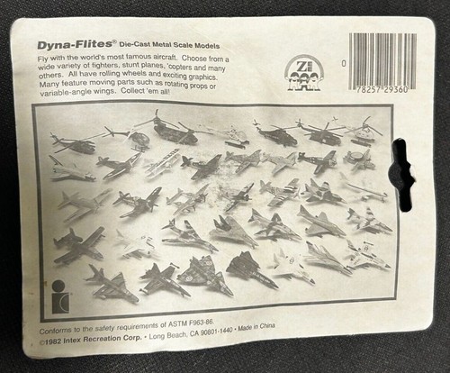 Zee Toys 1982 Die Cast Metal Dynaflites Rolling Jet Series - Imagen 4 de 4