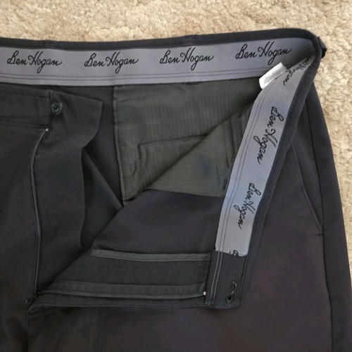 Ben Hogan Performance Mens Chino Golf Shorts Black Measured Size 45 - Picture 4 of 14