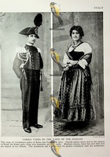 Carabinieri, Abito Bambina Fiore, Italia (Morte a Venezia, Indietro), Illustrazione Libro