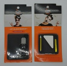 Hyde and Eek Boutique Black  White / Jet Black Halloween Makeup Kit 2 Pack