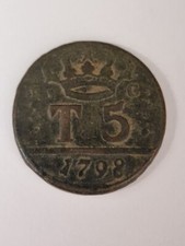 Moneta 5 Tornesi Regno Di Napoli. Anno 1798.