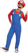 Mario Elevated Classic Super Mario Nintendo Fancy Dress Halloween Child Costume