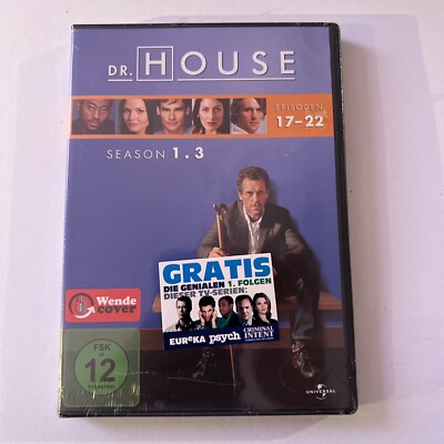 Dr. House Staffel 1.3 Episoden Folgen 17-22 Neu Und Original Verpackt Arzt Serie