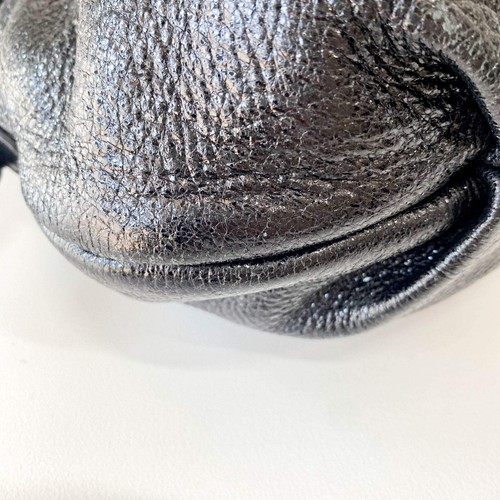 Bolso de hombro de cuero negro brillante PRADA - Imagen 9 de 17
