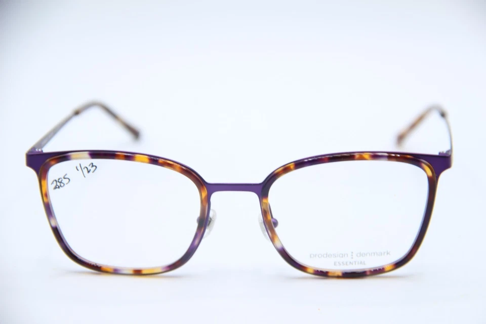 NUEVAS GAFAS PRODESIGN DINAMARCA 3184 C. 3024 HABANA PÚRPURA MARCO AUTÉNTICO 50-19 Foto 2 de 4