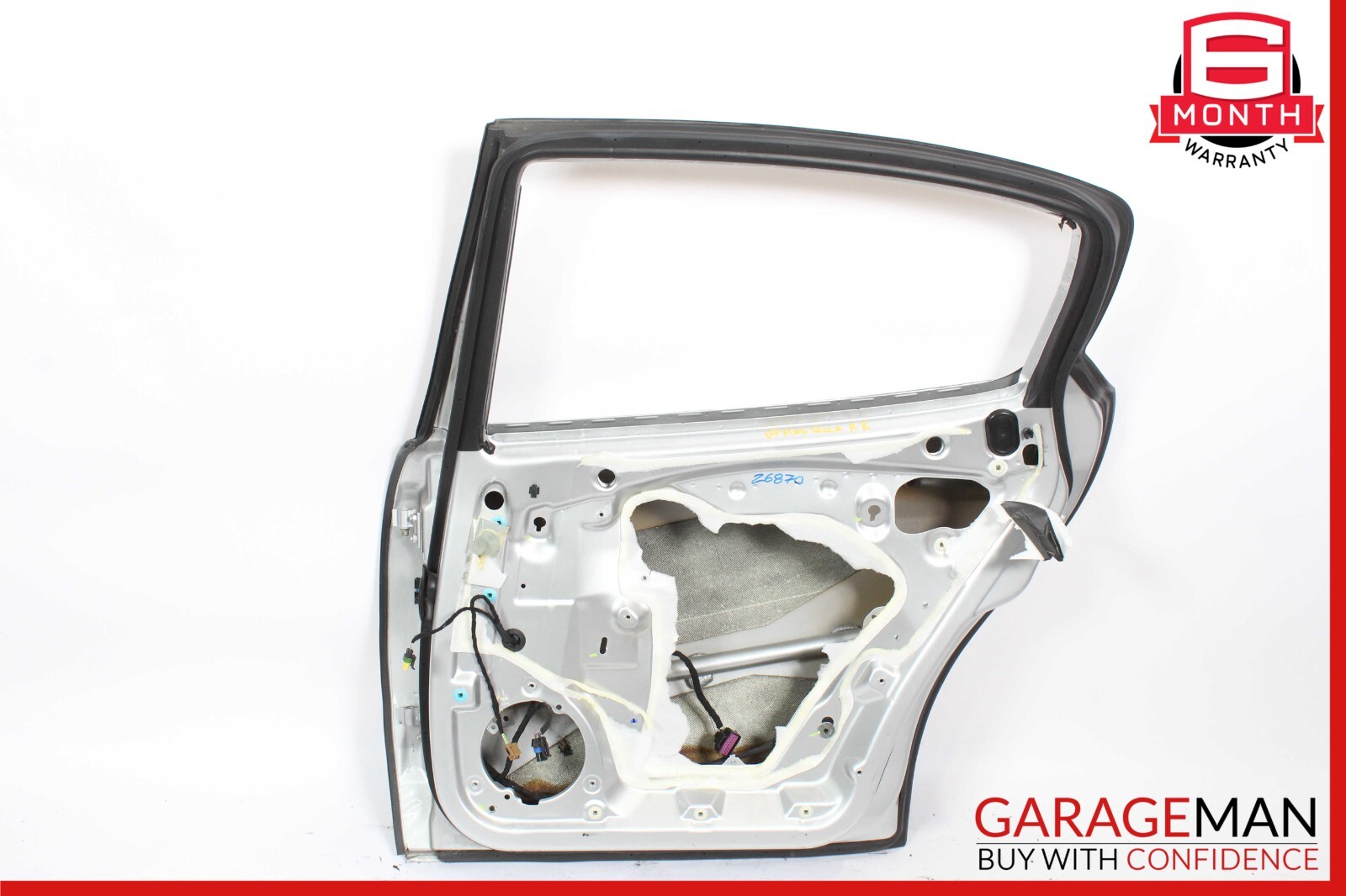 03-13 Maserati Quattroporte M139 Rear Right Passenger Side Door Shell OEM