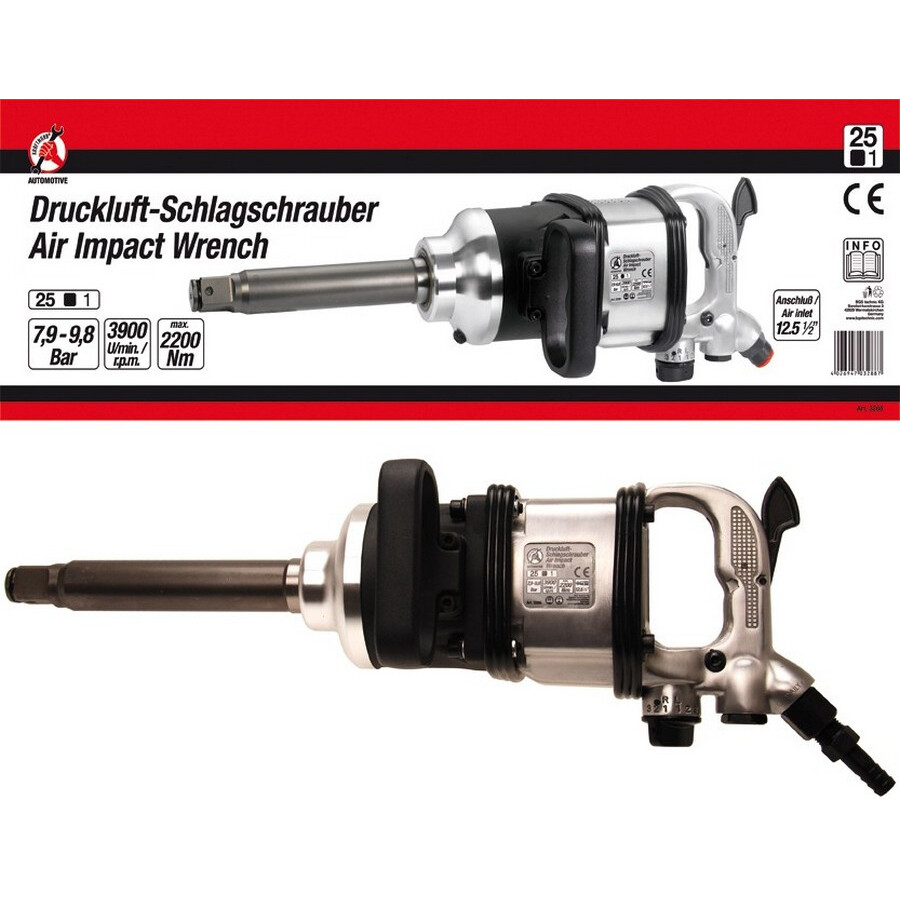 avvitatore pneumatico 1 2200 nm - codice bgs3288 FBGS3288 KRAFTMANN officina